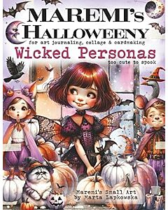 MAREMI'S Halloweeny for art journaling, collage and cardmaking WICKED PERSONAS