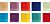 Soft glasmozaïekstenen mix bont 2x2cm (ca.140 st.) blik 500g