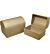 Treasure box cardboard 12x8x7,5 cm kraft