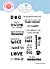 ECD Dog Days Stamps Dog Days Sentiments  (CS442)