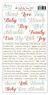Mintay Lullaby Lane 6x12 Inch Paper Stickers Words