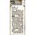 Tim Holtz Layered Stencil 4.125"X8.5" Script -Layered
