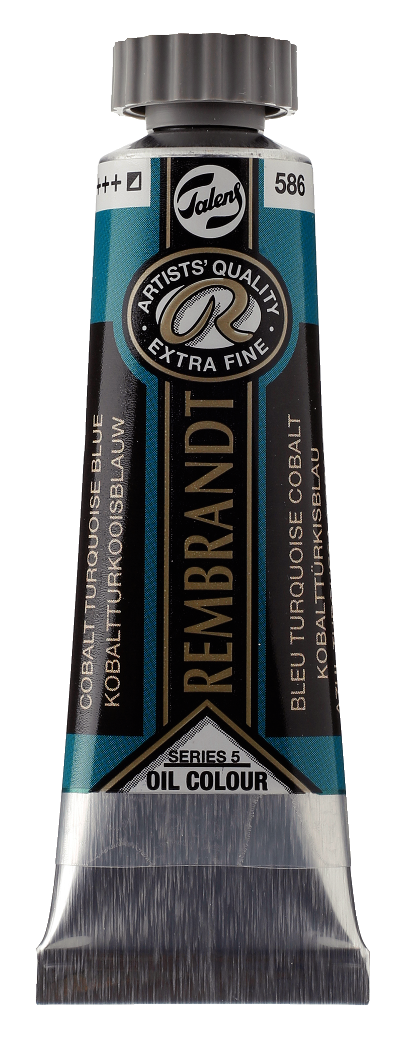 Rembrandt Artist Oil Paint - Cobalt Turquoise Blue, 40ml Tube | Professional Quality, Made In Holland - View #4