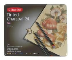 Derwent TC21 wit houtskool potlood - tinted charcoal - Tekenwinkel - KaJa Art Material