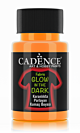 Cadence Glow in the Dark Textielverf 50 ml Oranje