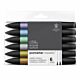 Winsor & Newton Promarker Set 6 Stuks Metallic