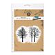 Andy Skinner Pre Cut Rubber Stamp Set Winter Trees Rubber (07-0042-AS)