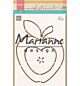 Marianne Design Craft stencil: Apple by Marleen