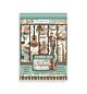 Stamperia Symphony - Printed Washi pad for Art and Craft - 8 sheets