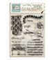 Stamperia Symphony - Decorative Acrylic stamp 14x18 design for Art and Craft