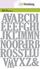 CraftEmotions Die - alfabet hoofdletters Card 