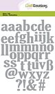 CraftEmotions Die - alfabet kleine letters Card 