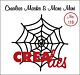 Crealies Masks & More Mini no. 116 spinnenweb  