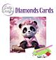 Dotty Designs Diamond Cards, Roze panda