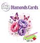 Dotty Designs Diamond Cards, Paarse bloemen en vlinders