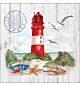 Servet 33x33cm 5 stuks Lighthouse