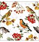Servetten 5pcs 33x33cm Autumn birds