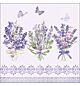 Servet 33x33cm 5 stuks Lovely lavender lilac