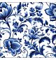 Servetten Delft blue florals 5 st.