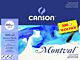 Canson MONTVAL® blok 100VL 1- zijdig verlijmd 24x32 300G fijne korrel naturel wit 