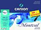 Canson MONTVAL® blok 100VL 1- zijdig verlijmd 24x32 200G fijne korrel naturel wit 