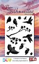 Studio EELZ Clear Stamps The Silhouettes Birds & Flowers