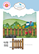 ECD Dog Days Die Garden Edges and Fence (2331)