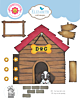 ECD Dog Days Die Dog House Build a Book (2332)