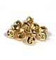 Christmas bells, 10 mm, Deep Gold, 12pcs