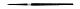 Silver Brush Black Velvet® serie 3007S Script Liner Short maat 6
