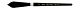 Silver Brush Black Velvet® serie 3009S  Oval Wash Short maat 3/4 in