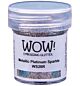 WOW - Embossing Powder Embossing Glitters - Metallic Platinum Sparkle 15ml / Regular