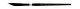 Silver Brush Black Velvet® serie 3012S  Dagger Striper Short maat 3/8 in