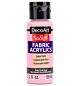 DecoArt SoSoft Fabric Acrylics 59ml Textielverf Baby Pink Deep