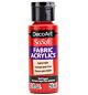 DecoArt SoSoft Fabric Acrylics 59ml Textielverf Red Pepper
