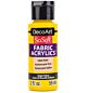 DecoArt SoSoft Fabric Acrylics 59ml Textielverf Bright Yellow
