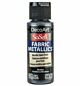 DecoArt SoSoft Fabric Metallics 59ml Textielverf Obsidian