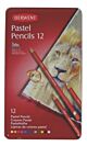 Derwent Pastel Potloden 12 kleuren in blik
