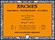 Arches® Watercolour Blok 4-zijdig gelijmd Natuurlijk wit Grain torchon 20 vel 300g/m² 26X36cm