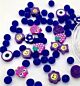 Katsuki Smileys & beads, Purple