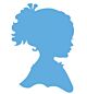 Marianne Design Creatables Silhouette girl with ponytail 