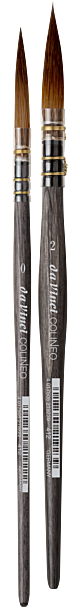 PENSEEL DAVINCI S. 412. NR. 2 AQUAREL COLINEO FILAMENT PUNT