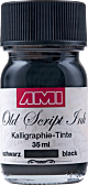 Old Script Ink (kalligraphie) 35ml zwart