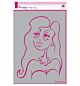 Julia Woning Stencil Classy lady