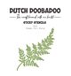 DDBD Dutch Sticker stencil A6 Fern