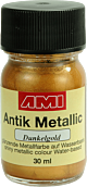 Antiek Metallic Verf 30ml Donkergoud