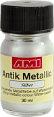 Antiek Metallic Verf 30ml Zilver