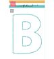 Marianne Design Craft stencils, Letter B