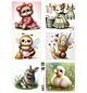 Marianne Design Knipvel A4, Cute Animals - by Fairybells