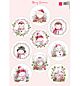 Marianne Design Knipvel A4, Merry Snowmen